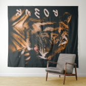 タイガー・パワーストライプズが激やる気を起こさせるしい タペストリー (インサイチュ(横))