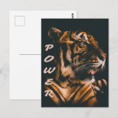 タイガー・パワーストライプズが激やる気を起こさせるしい ポストカード (正面/裏面)