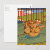 タイガー&ヒョウレスリング ポストカード (正面/裏面)