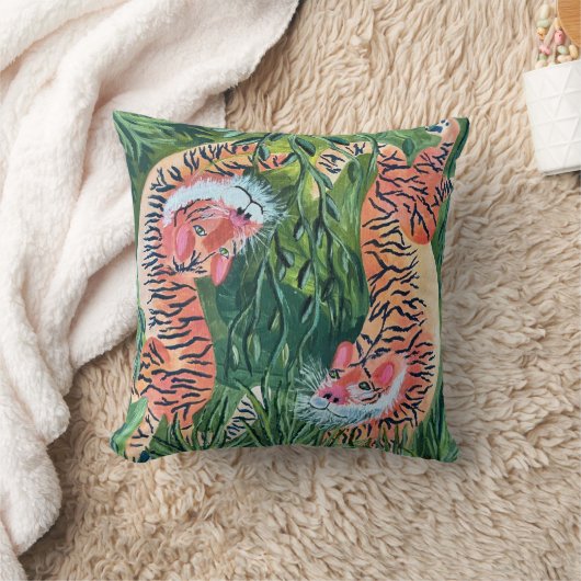 タイガー・ピロー クッション (ブランケット)