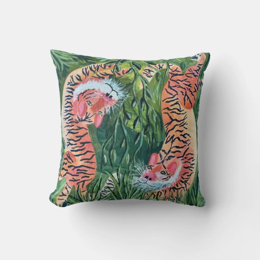 タイガー・ピロー クッション (正面)
