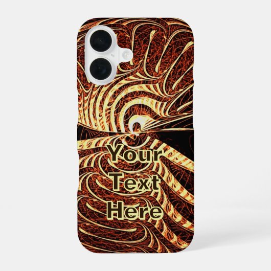 タイガー フィッシュ iPhone 16ケース (裏面)