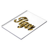 タイガー – フューリー文字 ノートブック (左側)