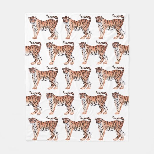 タイガー フリースブランケット (正面)