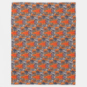 タイガー – フリースブランケット (正面)