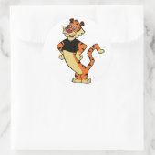 タイガー – ブラックマスコットシール ラウンドシール (バッグ)