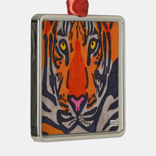 タイガー – プレミアムオーナメント メタルオーナメント (右)