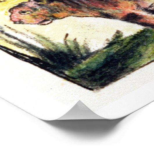 「タイガー」、プレート36 (Bentley 42) ポスター (角)