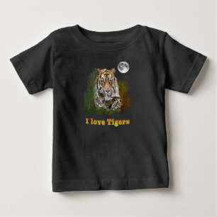 タイガー ベビーTシャツ