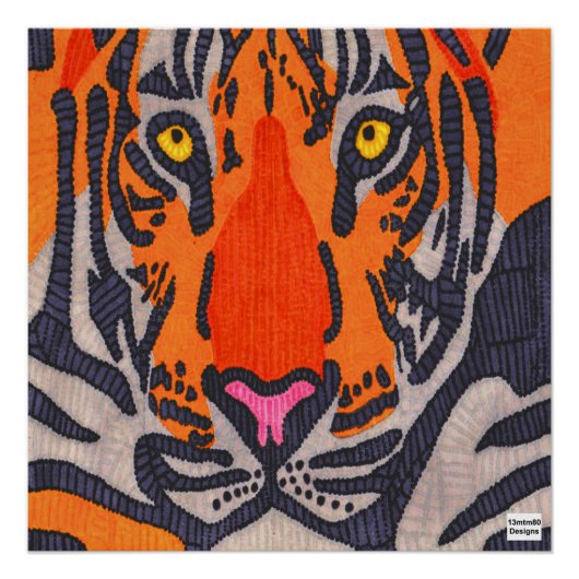 タイガー – ポスタープリント ポスター (正面)