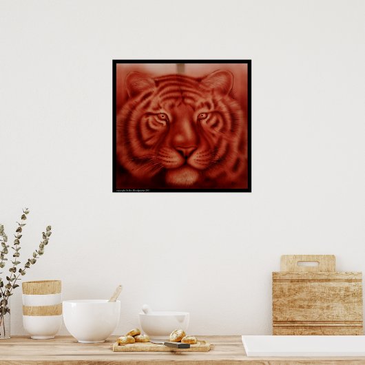 タイガー ポスター (キッチン)