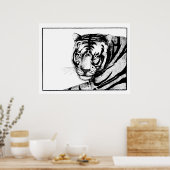 タイガー ポスター (キッチン)