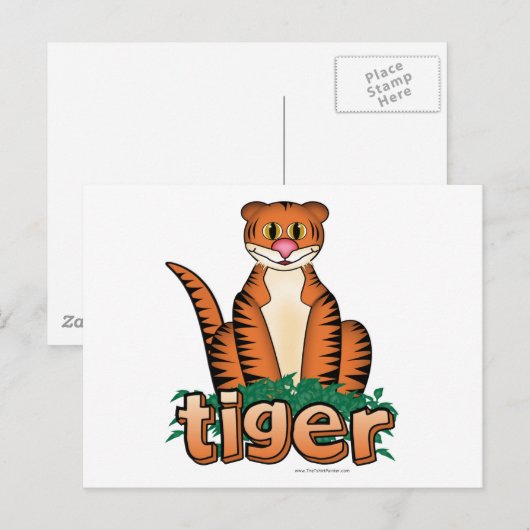 タイガー！ ポストカード (正面/裏面)