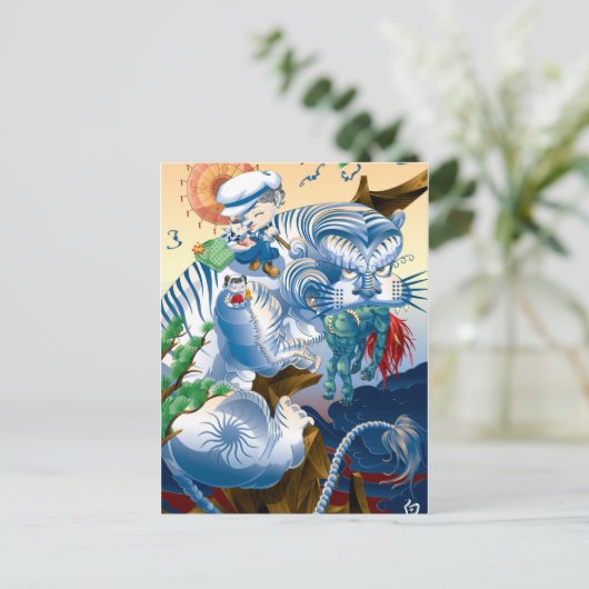 タイガー ポストカード (スタンド正面)