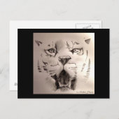 タイガー ポストカード (正面/裏面)