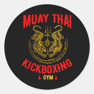 タイガー・ムエタイ・キックボクシングジムMMAトレーニングギフト ラウンドシール