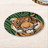 タイガー ラウンドペーパーコースター (アングル)
