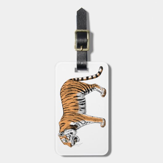 タイガー ラゲッジタグ (正面縦)