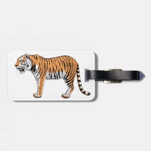タイガー ラゲッジタグ (裏面横)