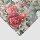 タイガー、レッドローズ&ユーカリプトゥスデクページ 薄葉紙 (詳細)