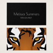 タイガー、ワイルドキャットオンブラック (正面&裏面)