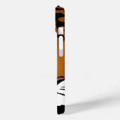 タイガー、ワイルドキャットオンブラック Case-Mate iPhoneケース (裏面 / 左)