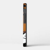 タイガー、ワイルドキャットオンブラック Case-Mate iPhoneケース (裏面 / 左)