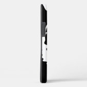 タイガー、ワイルドキャットオンブラック Case-Mate iPhoneケース (裏面 / 右)