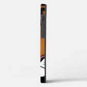 タイガー、ワイルドキャットオンブラック Case-Mate iPhoneケース (裏面 / 左)