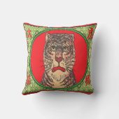 タイガー、ヴィンテージア日本のート クッション (裏面)