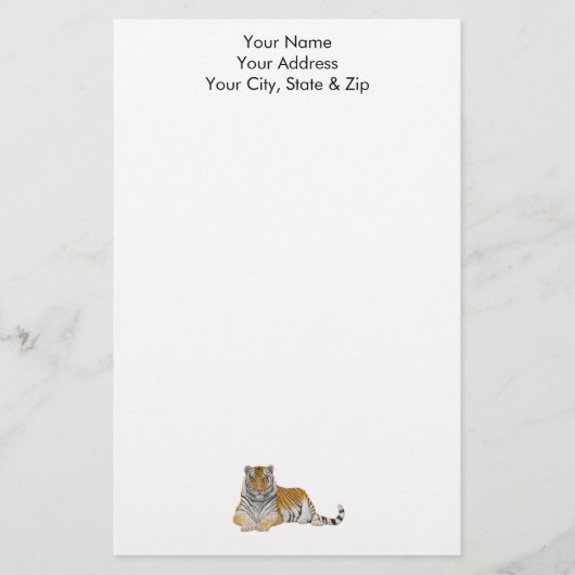 タイガー 便箋 (正面)