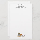 タイガー 便箋 (正面/裏面)