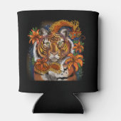 タイガー〔占星術の〕十二宮図の年中国の 缶クーラー (裏面)