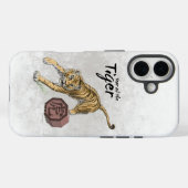 タイガー〔占星術の〕十二宮図アート中国のの年 Case-Mate iPhoneケース (裏面 (横))