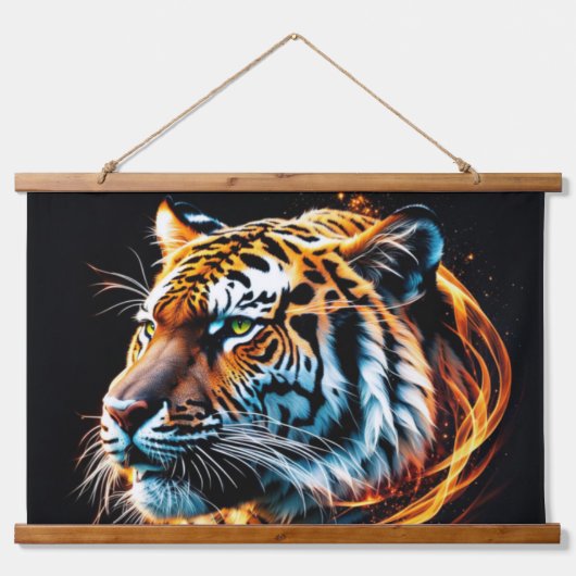 タイガー 吊り下げ型タペストリー (正面)