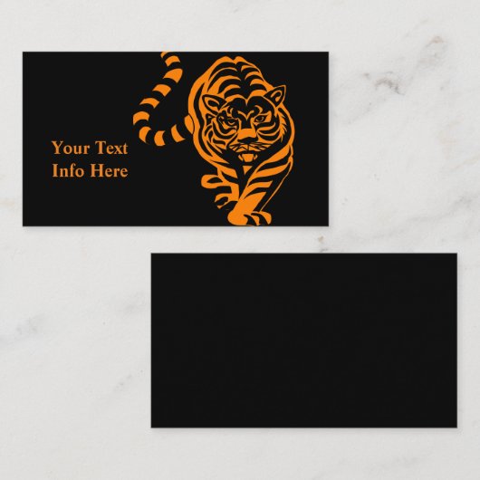 タイガー 名刺 (正面/裏面)