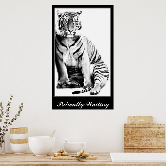 タイガー、待ち_ ポスター (キッチン)