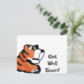 タイガー 早く治ってね ポストカード (スタンド正面)