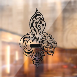 タイガー（紋章の）フラ・ダ・リウィンドウデカール ウィンドウサイン