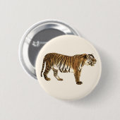 タイガー 缶バッジ (正面&裏面)