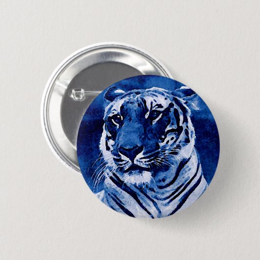 タイガー 缶バッジ (正面&裏面)