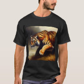 タイガー(11)野猫 Tシャツ (正面)