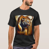 タイガー(13)野猫 Tシャツ (正面)