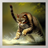 タイガー(1)野生猫 ポスター (正面)