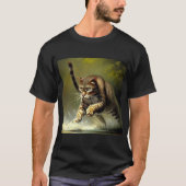 タイガー(1)野生猫 Tシャツ (正面)