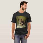 タイガー(1)野生猫 Tシャツ (正面フル)
