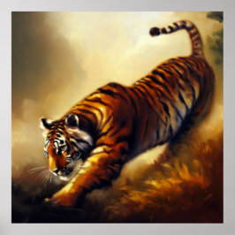 タイガー(4)野猫 ポスター