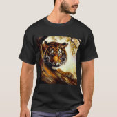 タイガー(5)野猫 Tシャツ (正面)