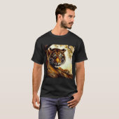 タイガー(5)野猫 Tシャツ (正面フル)
