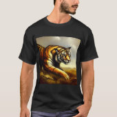 タイガー(7)野猫 Tシャツ (正面)